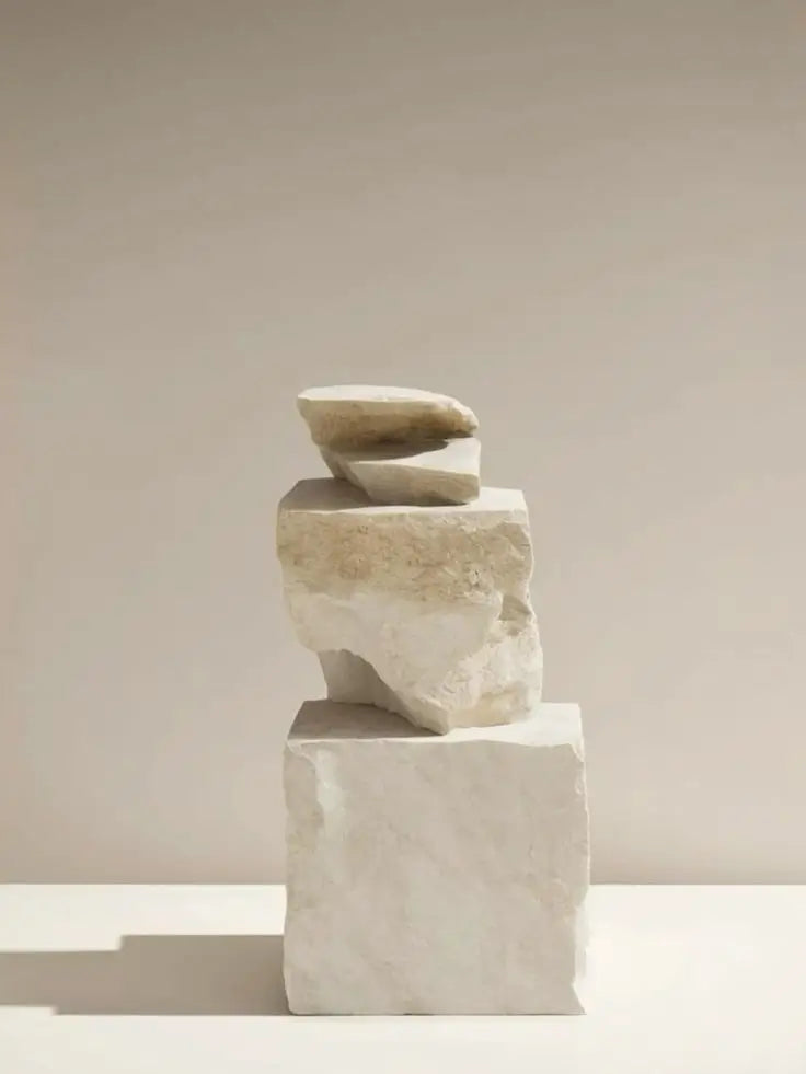 Abstract marple sculpture